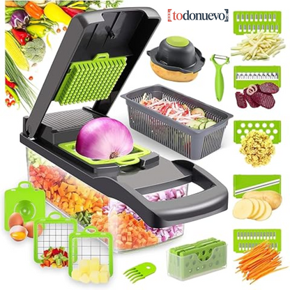 Cortador Multifuncional De Verduras 12 en 1