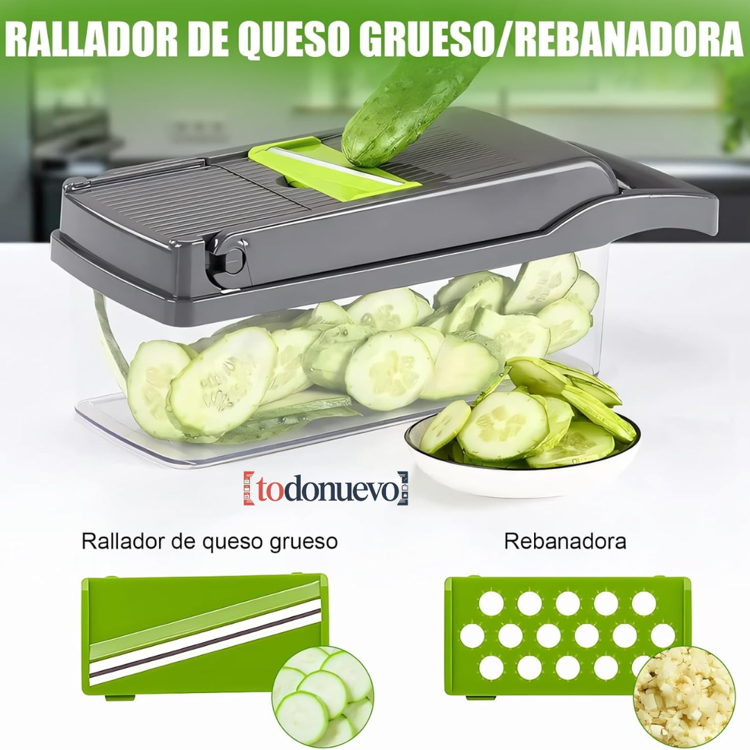 Cortador Multifuncional De Verduras 12 en 1